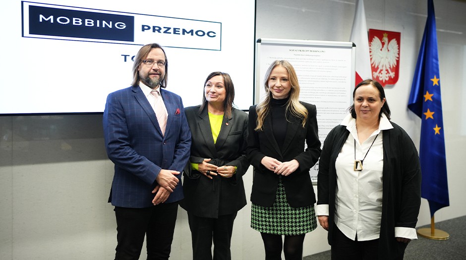 Uczestnicy konferencji Mobbing to przemoc