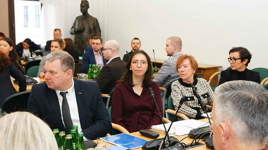 Katarzyna u0141au017cewska-Hrycko na posiedzeniu Komisji